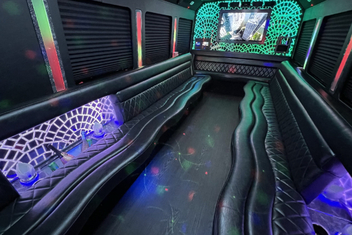 Clearwater Limo Bus Interior