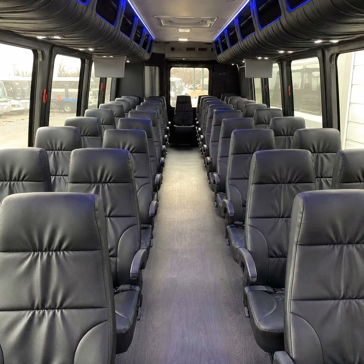 30 passenger minibus interior