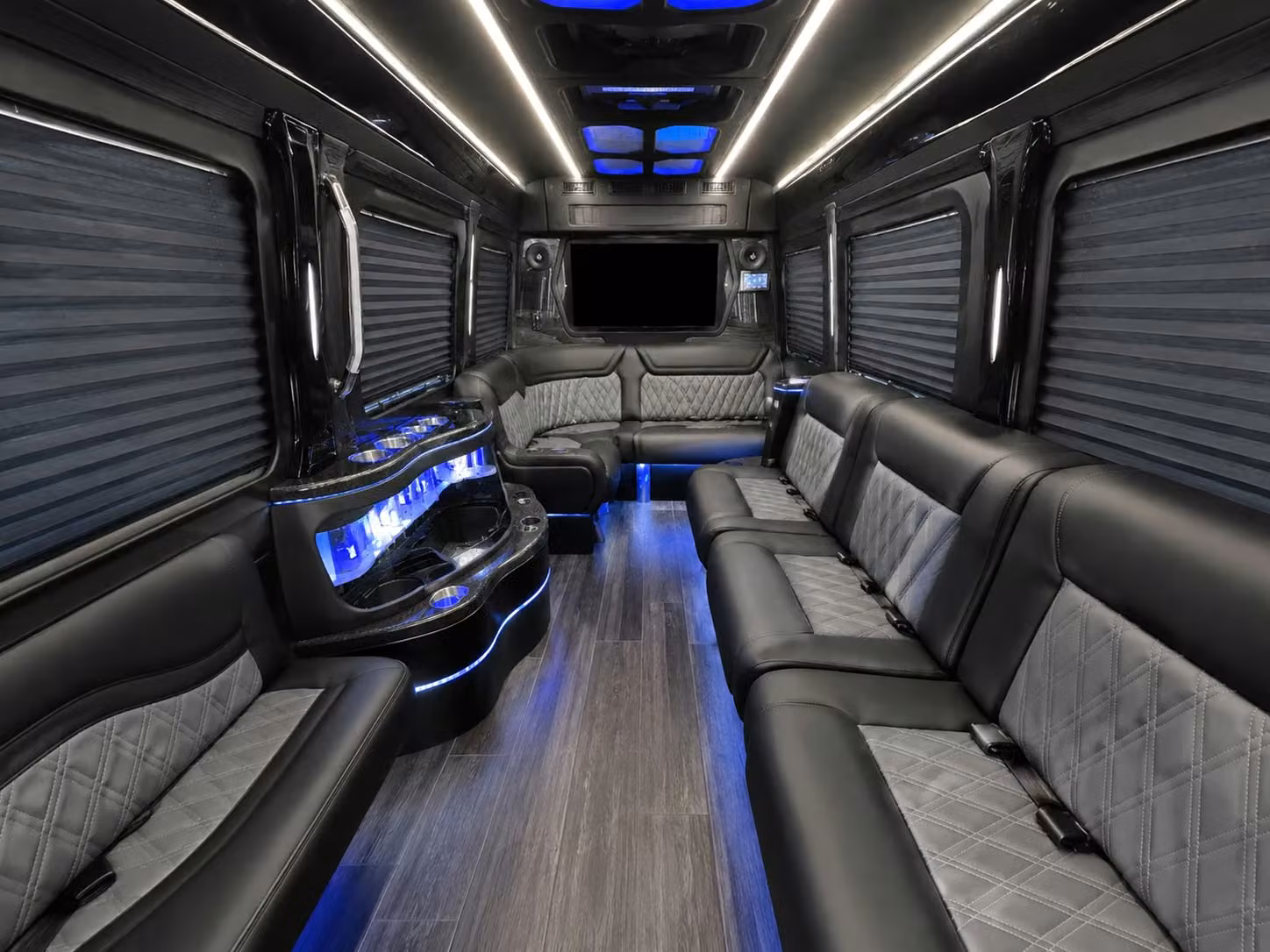 rather than splitting your group into rideshares rent a long distance bus from clearwater to sarasota or naples
