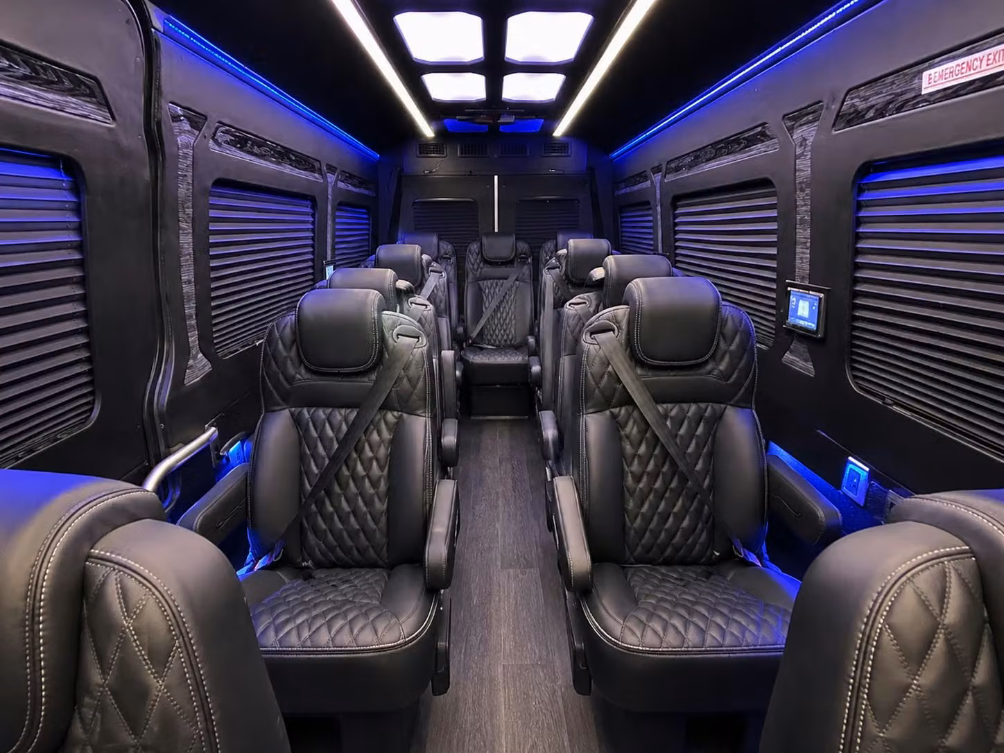 sprinter van with driver interior