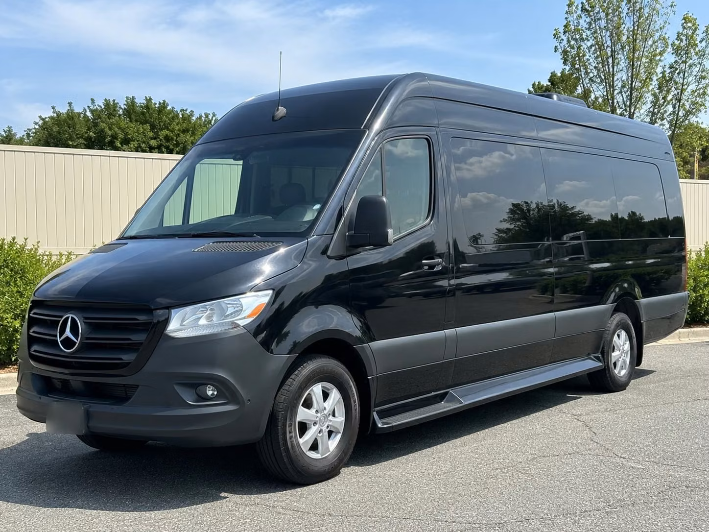 sprinter van with driver